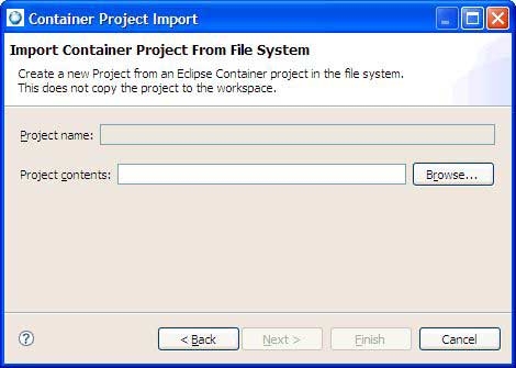 Import container project